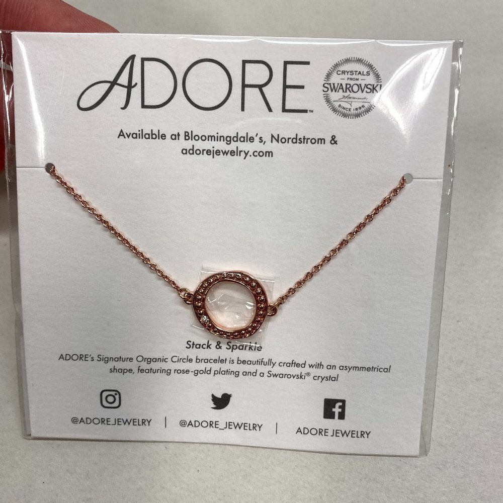 Adore Swarovski Crystal Circle Bracelet